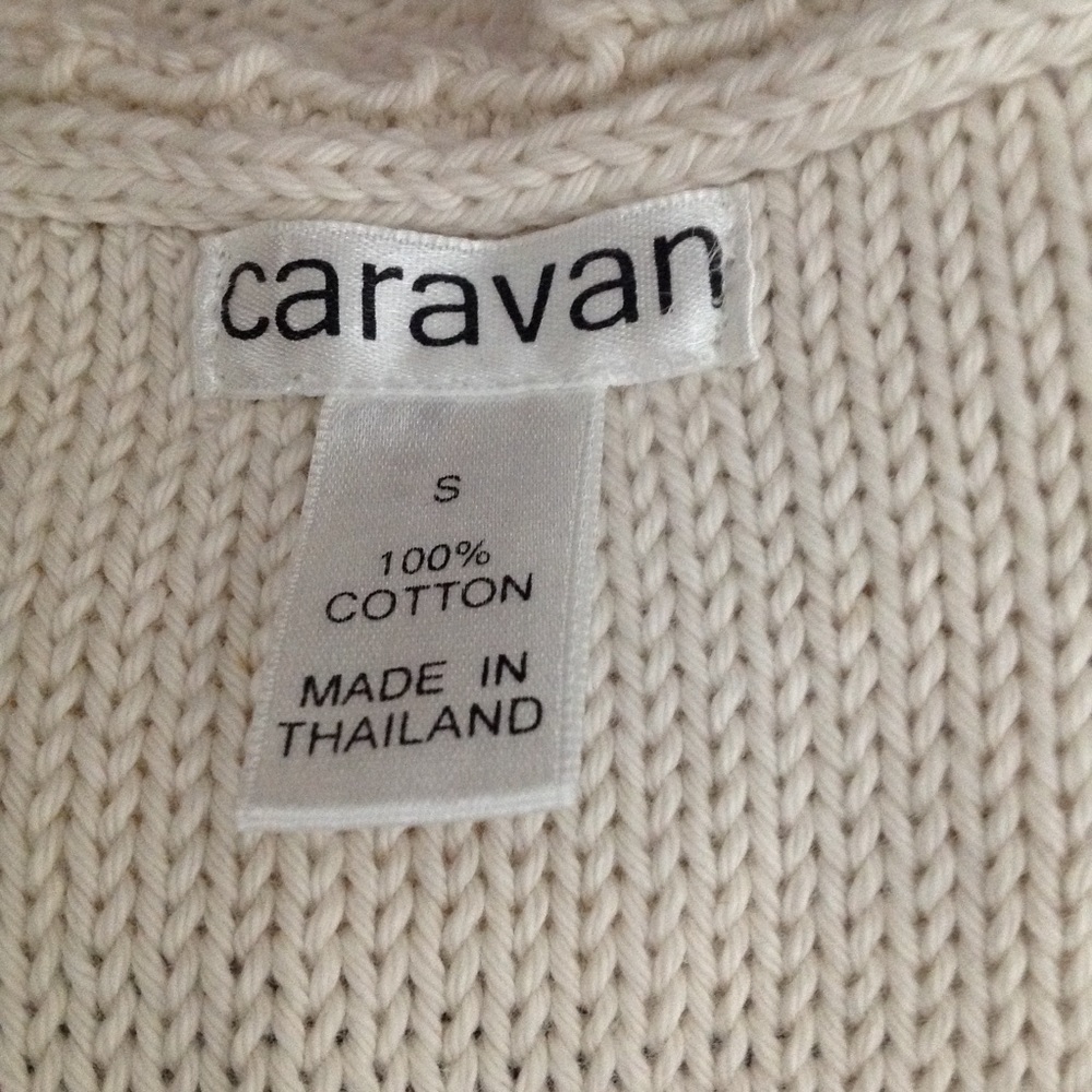 Caravan Ruffle Front Sweater Vest - Picture 7 of 8